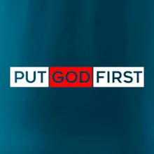 Put God first obdĺžnik Put God first obdĺžnik