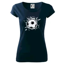 Futbalová lopta v triku