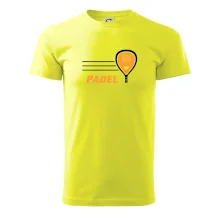 Padel - oranžová raketa