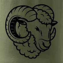 Biela Hlava barana obrys Biela Hlava barana obrys