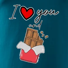 I love you and chocolate