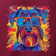 Bradáč farebný štýl 70s