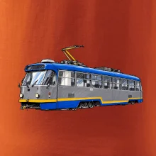 T3R SLF modrošedá kresba fixem