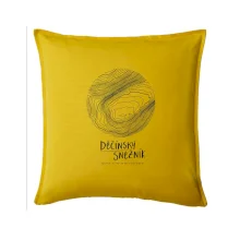 Děčínský Sněžník - vrstevnice v kruhu