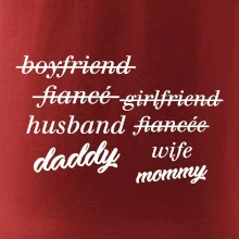 Partnerské tričko nastávajúci rodičia