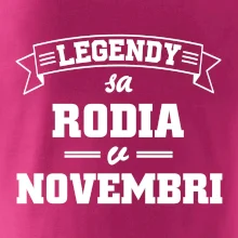Legendy sa rodia v novembri