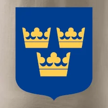 Švédsky znak tri korunky na prsník