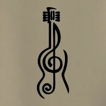 Husľový kľúč gitara