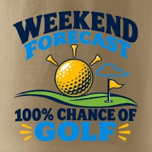 Weekend forecast golfové počasí