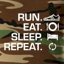 Run eat sleep repeat Run eat sleep repeat