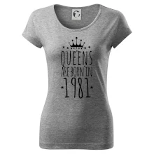 Queens are born in 1981 Queens are born in 1981