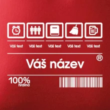 Čárový kód - Vlastní text