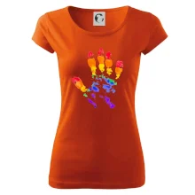 LGBT hand print