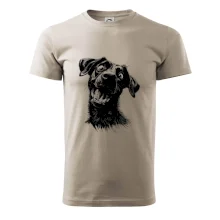 Čiernobiela karikatúra Labrador tmavý Čiernobiela karikatúra Labrador tmavý