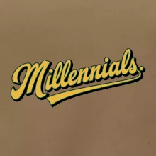 Generace Y - Millennials žlutý nápis