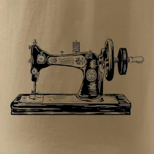 Šijací stroj - starý kreslený Šijací stroj - starý kreslený