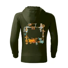 Steampunk farebná zostava