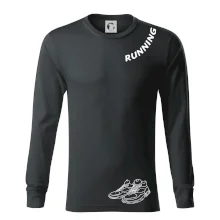 Running nápis šikmo