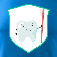 Zúbok na prsníku - zubná kefka