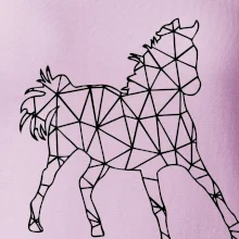 Geometria - kôň jednofarebná