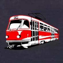 Električka T3R farebná Električka T3R farebná