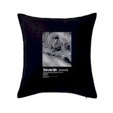 Severák - vrstevnice v obdĺžniku