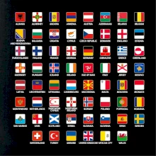 Vlajky štátov - Európa