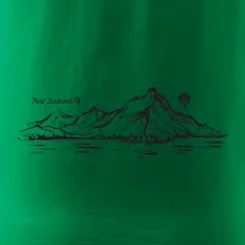 Nový Zéland nápis a hory Aoraki - Mount Cook Nový Zéland nápis a hory Aoraki - Mount Cook