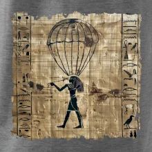 Egyptské hieroglyfy parašutista