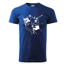 Lyžovanie - kreslené obrázok Lyžovanie - kreslené obrázok