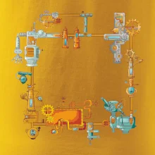 Steampunk farebná zostava Steampunk farebná zostava