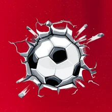 Futbalová lopta v triku