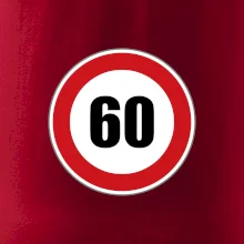 Dopravná značka - obmedzenie rýchlosti 60
