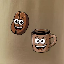 Parové tričko - Hrnček a káva