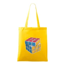 Rubikova kocka kreslená