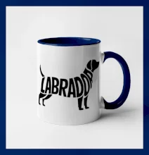 Labrador nápis v tele