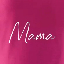 Nápis písací na prsiach - mama