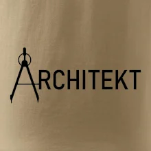 Architekt nápis