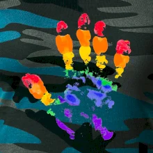 LGBT hand print