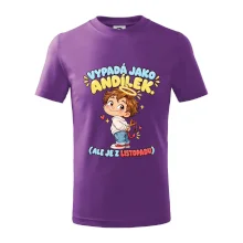 Vypadá jako andílek ale je z listopadu s prakem