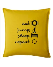 Eat jump sleep repeat Eat jump sleep repeat