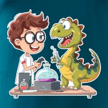 Chemik a dinosaurus - chlapec