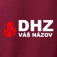 DHZ (oheň, názov sboru - vlastný nápis)