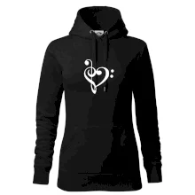 Husľový kľúč srdce