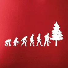 Evolúcia drevorubač - píla a strom Evolúcia drevorubač - píla a strom