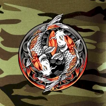 Yin & Yang Koi kapor - oranžový Yin & Yang Koi kapor - oranžový