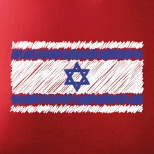 Vlajka Izrael kreslená Vlajka Izrael kreslená