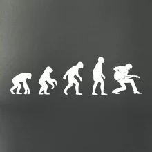 Evolúcia gitarista - kľačiaci