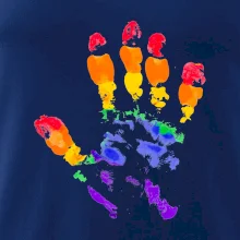 LGBT hand print