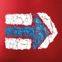 Párová turistická značka modrá